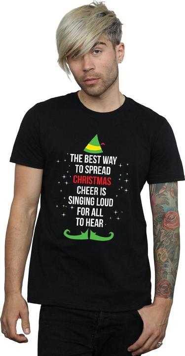 Produktbild Elf Christmas Cheer Text TShirt (M)