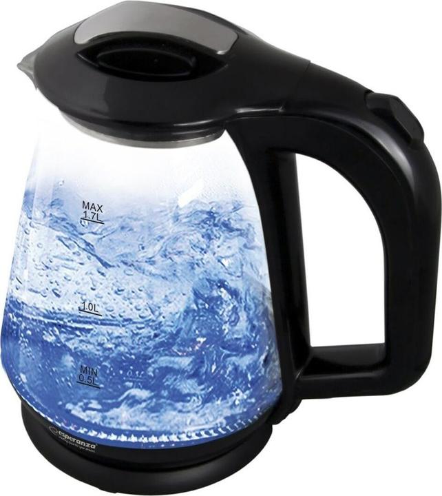 Esperanza EKK024K Electric kettle 1.7 L Black, Multicolor 1500 W (1.70 l, EU-Stecker)