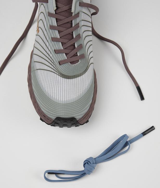 Actual product image Nnormal Tomir Shoe Grey/Purple (38.5, 39)