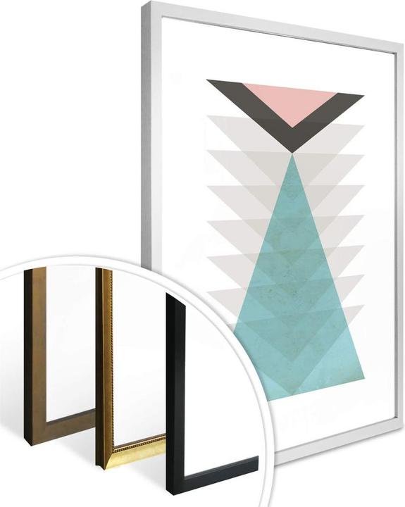 Image du produit Trenddeko Totem aqua & rose (120 x 150 cm)