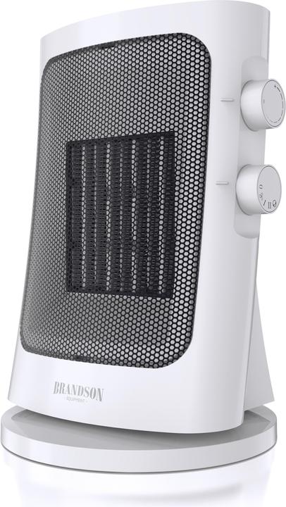 Produktbild Brandson Keramikheizlüfter 1500 W, Keramik Heizlüfter mit Tragegriff & Oszillation, Badezimmer Heizung (1500 W)