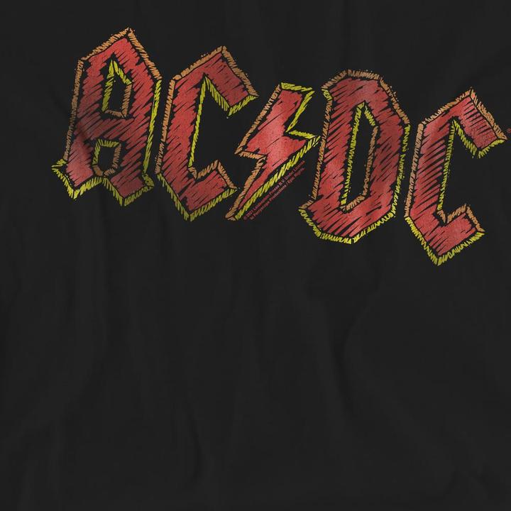 Immagine prodotto AC/DC Maglietta Logo Disegnato a Mano Adulto Unisex (L)