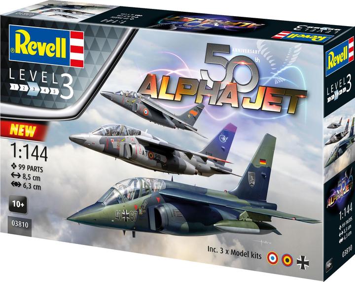 Actual product image Revell 50th Anniversary "Alpha Jet
