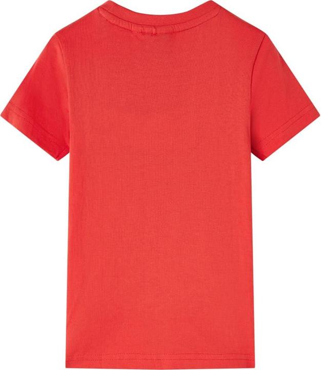 Actual product image VidaXL Children's T-shirt red 128,Material: 100 % cotton,Colour (128)