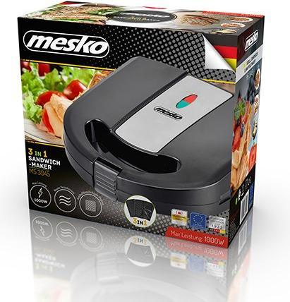 Produktbild Mesko Sandwich maker Sandwich Maker 3 in 1 MS3045 (EU-Stecker)