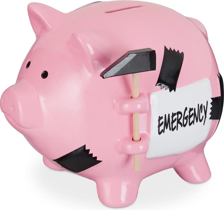 Actual product image Relaxdays Piggybank (15.5 x 20 x 14.5 cm)