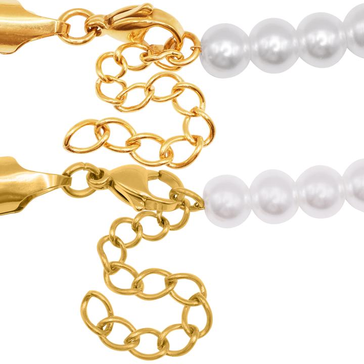 Actual product image Heideman Set Jill gold coloured (100% stainless steel)