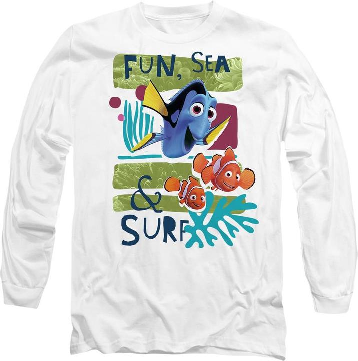 Immagine prodotto Finding Nemo Fun, Sea, Surf Maglietta Adulto Unisex (L)