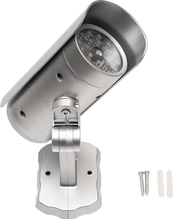 Produktbild Casativo 2er-Set Überwachungskamera Attrappe Bewegungssensor & rotem Blinklicht, Batteriebetrieb