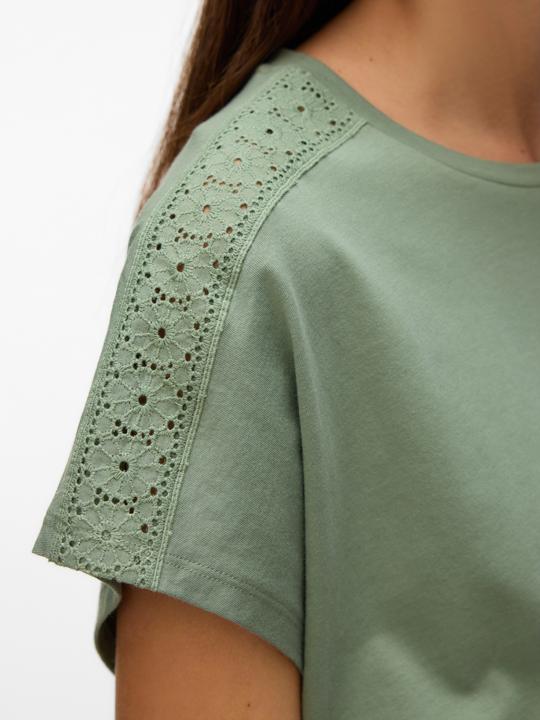 Image du produit Vero Moda Vmemmy Ss Lace Tape Top Jrs Ga Noos (L)