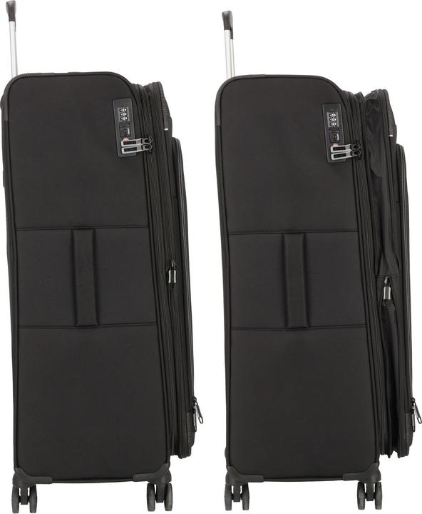 Produktbild D&N Travel Line 9504 4 Rollen Trolley L 76 cm mit Dehnfalte (102 l, L (90 - 115l))