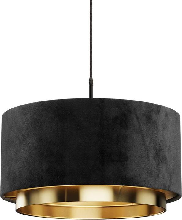 Produktbild Vichy Hängeleuchter Goldamo, Schwarz/Gold (E27)