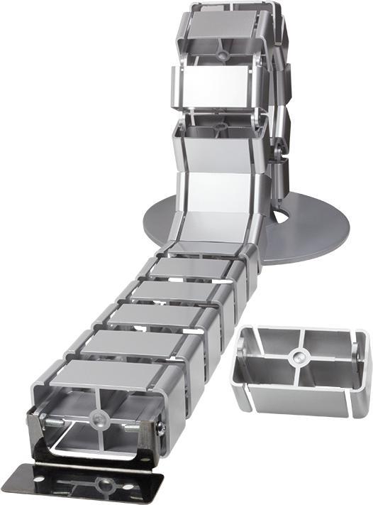 Actual product image LogiLink Flexible cable duct for the desk, 800 x 68 mm (18 G (Duct, 2.80 cm)