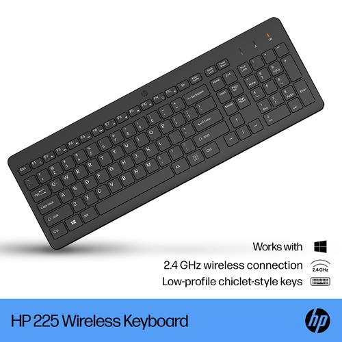 Image du produit HP 225 WL KBD France - French localizat (DE, Sans fil)