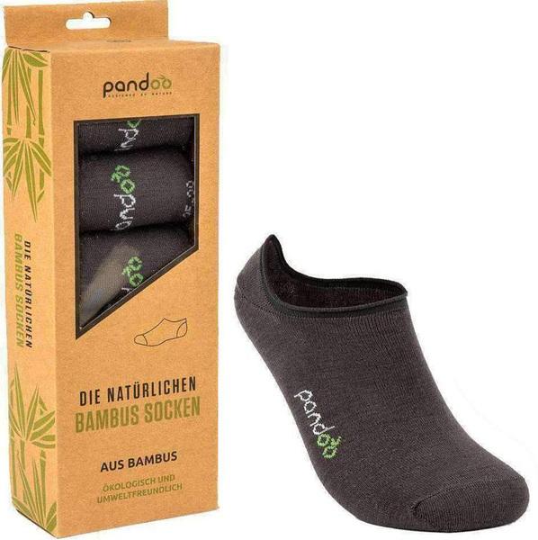 Image du produit Pandoo Chaussons en bambou, 6 pièces, 35-38, gris (paquet de 6, 35 - 38)