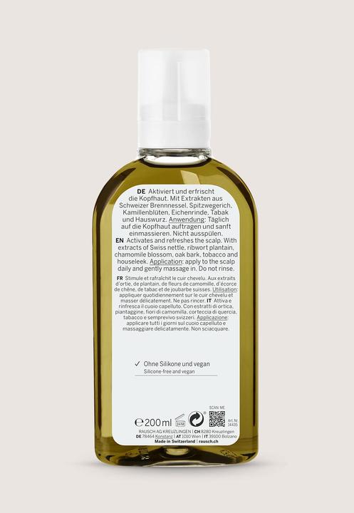 Image du produit Rausch Tonique cuir chevelu aux herbes suisses (200 ml)