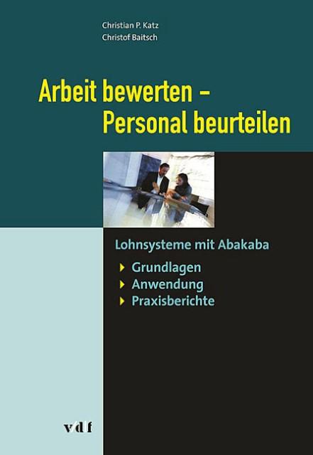 Actual product image Evaluate work - evaluate personnel (German, Cat, Christian/Baitsch, 2006)