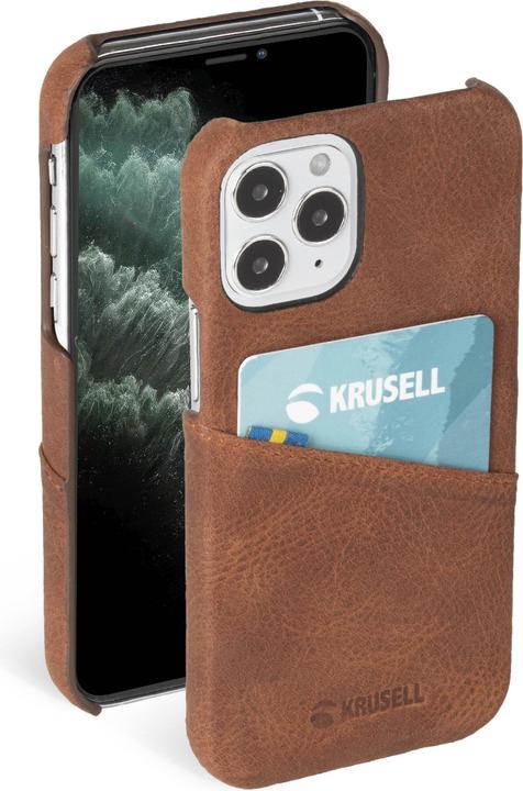 Krusell Sunne CardCover Apple iPhone 12 mini vintage cognac (62154) (Apple iPhone 12 mini)