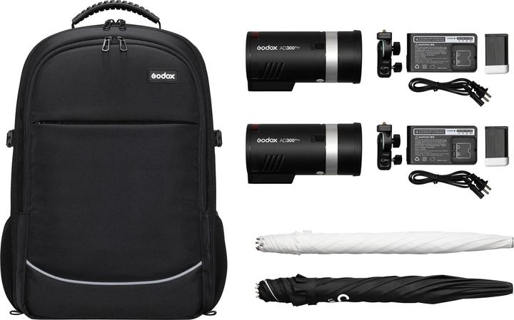 Actual product image Godox Witstro AD300 Pro Dual Backpack Kit (300 W, Set)