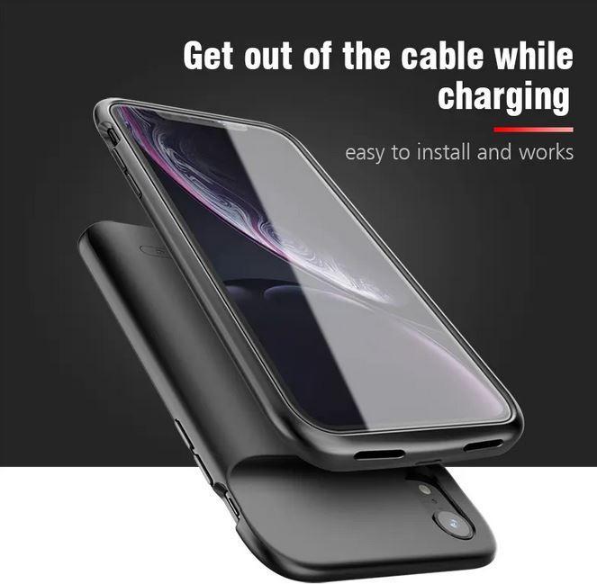 Actual product image PhoneLook / 15 Plus cover rubber silicone integrated 5000mAh power bank (Apple iPhone 15 Pro Max)