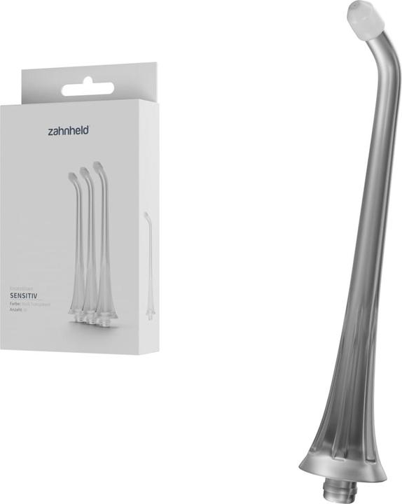 Produktbild Zahnheld Ersatzdüse Sensitiv 3x Weiss (Mundduschenaufsätze)