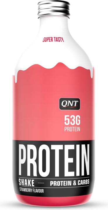 Actual product image QNT Protein Shake (53g Protein) (Strawberry, 12 x)