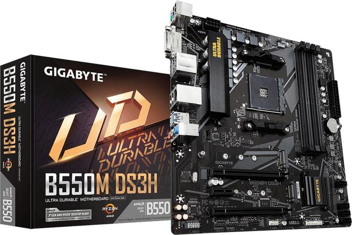 Image du produit Gigabyte B550M DS3H (AM4, AMD B550, mATX)