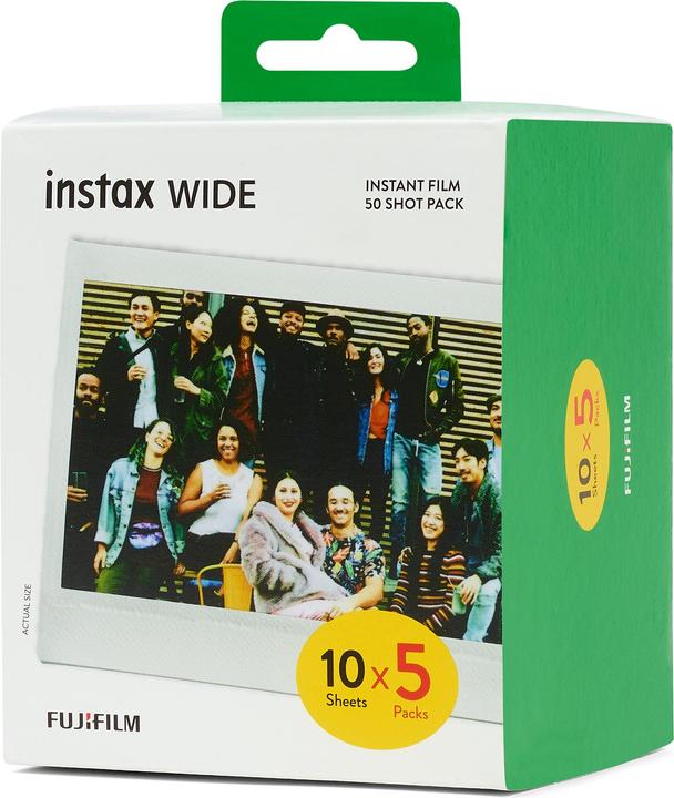 Actual product image Fujifilm Instax wide film - Instant photo paper - 5x10 stuks (Instax Wide 300)