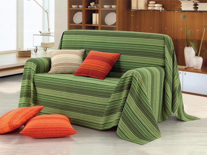 Image du produit Casativo Maxi couvre-lit rayé 100% coton, beige, 300 x 260 cm (300 x 260 cm)
