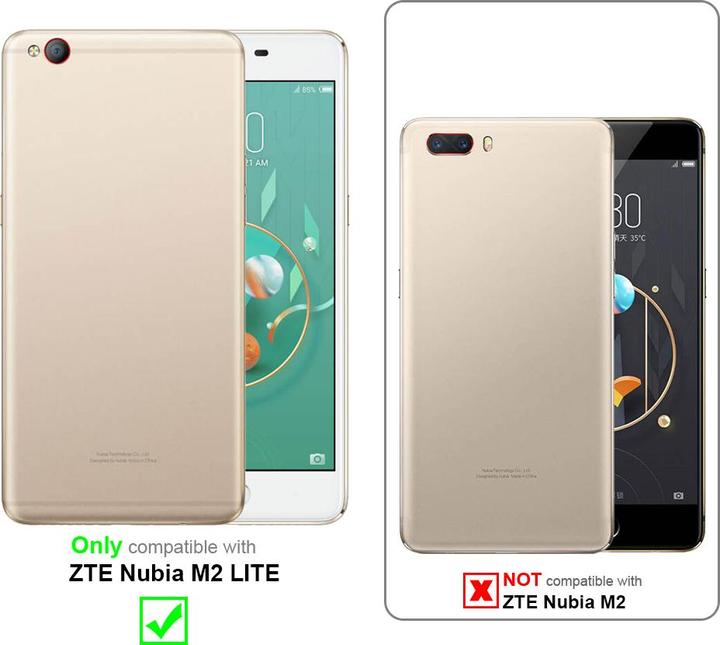 Actual product image Cadorabo Case for ZTE Nubia M2 LITE with belt clip (ZTE Nubia M2 Lite)
