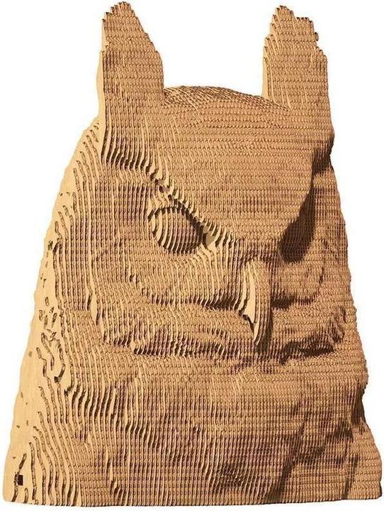 Actual product image Cartonic Owl - 3D cardboard model