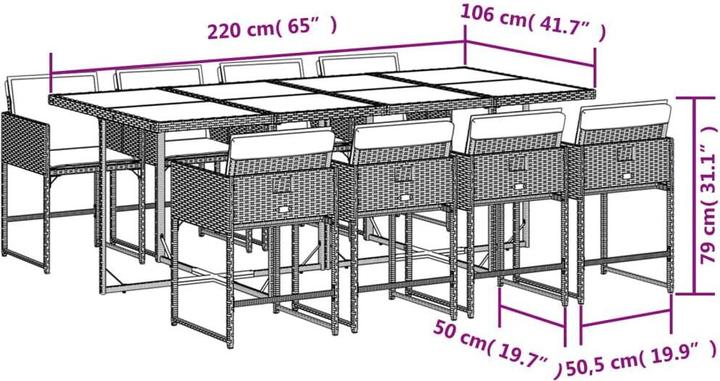 Immagine prodotto VidaXL Hollfeld (106 cm)