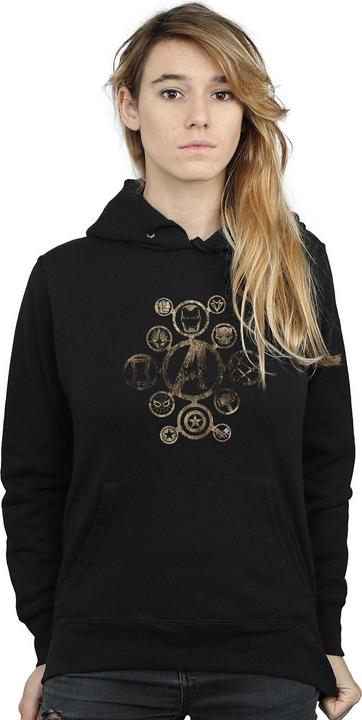 Actual product image Womens/Ladies Avengers Infinity War Icons Hoodie (L)