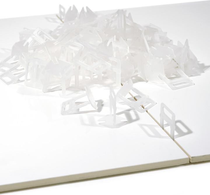 Produktbild XPOtool 300 Zuglaschen Fliesen Nivelliersystem 2,0mm Fugen Fliesen Verlegehilfe