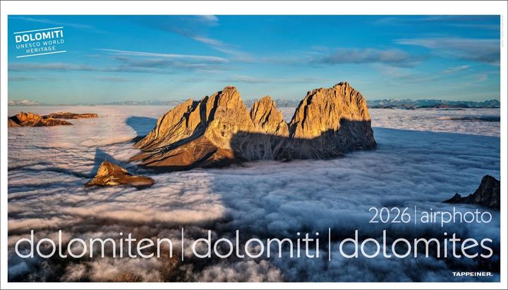 Immagine prodotto Luftbildkalender Dolomiten 2026 (Tedesco)