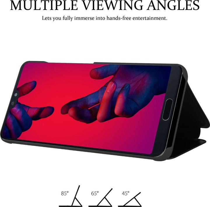 Image du produit Cadorabo Smart View Miroir Book Housse pour Huawei P20 PRO / P20 PLUS (Huawei P20 Pro, Huawei P20 Plus)
