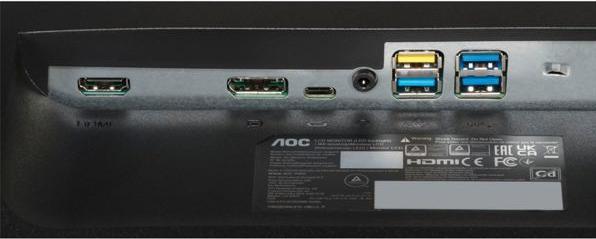 Actual product image AOC CU34V5CW/BK (3440 x 1440 pixels, 34")