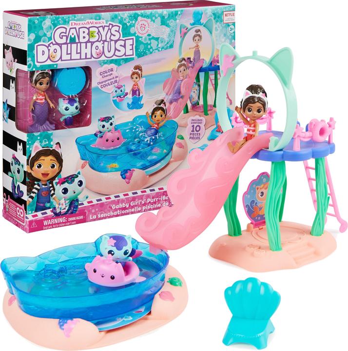 Actual product image Spin Master Gabby's Dollhouse Pool Playset