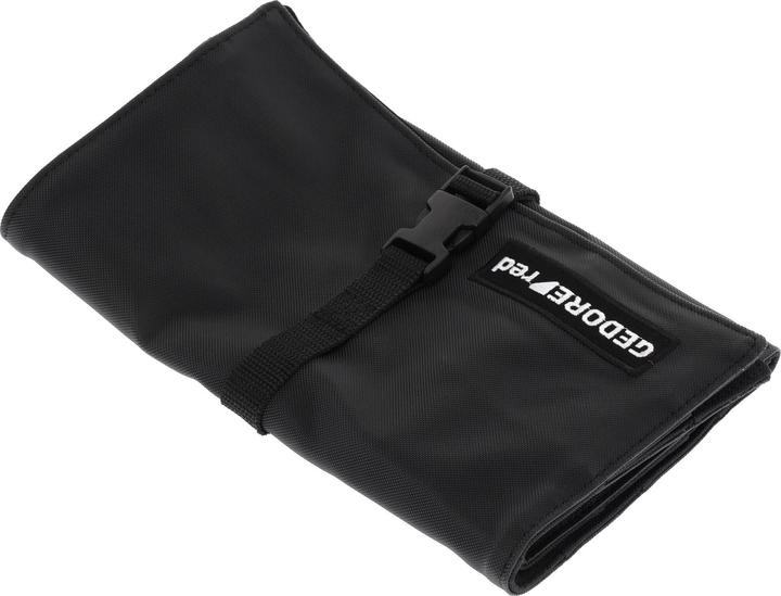 Actual product image Gedore Red red Tool roll bag for 12 keys, With compartment for small parts, Without equipment, Black (1 pieces)