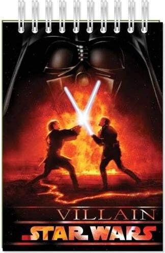 Star Wars Villain Hard Cover Wirebound Notebook (Hardcover)