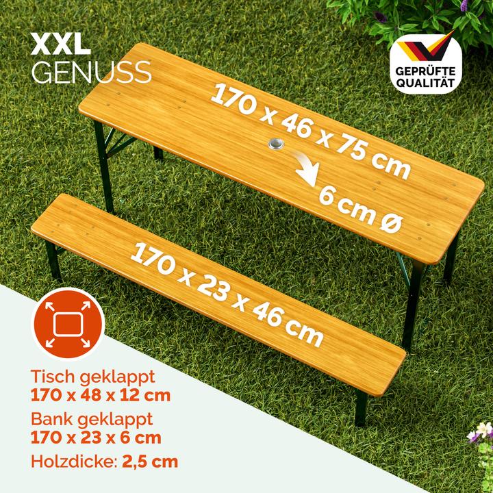 Actual product image Casaria Beer tent set