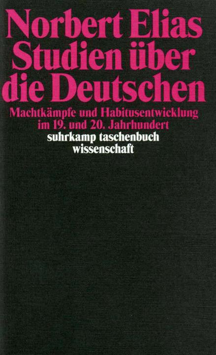 Actual product image Studien über die Deutschen (German, Norbert Elias, 1992)