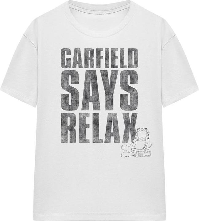 Actual product image Garfield Unisex Adult Relax T-Shirt (L)