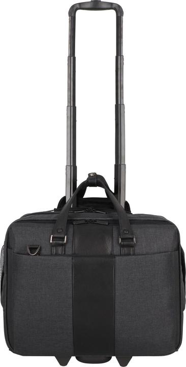 Produktbild Dermata Business Laptop Trolley Canvas 3497CV Zwart (32 l, Handgepäck (bis 50l))