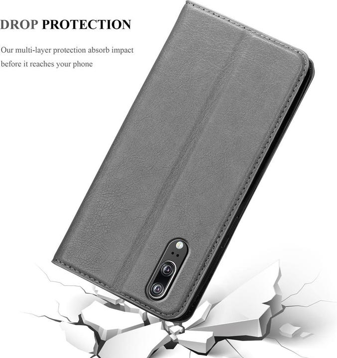 Actual product image Cadorabo Book Invis. Magnet sleeve (Cubot P20)