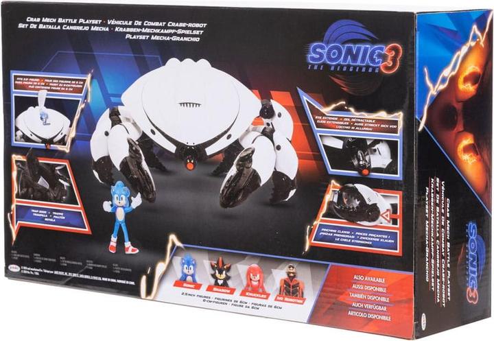 Actual product image Jakks Pacific Sonic - The Hedgehog Movie 3 minifigures playset