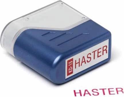 Actual product image Trodat Stamp Deskmate Haster rød tekst