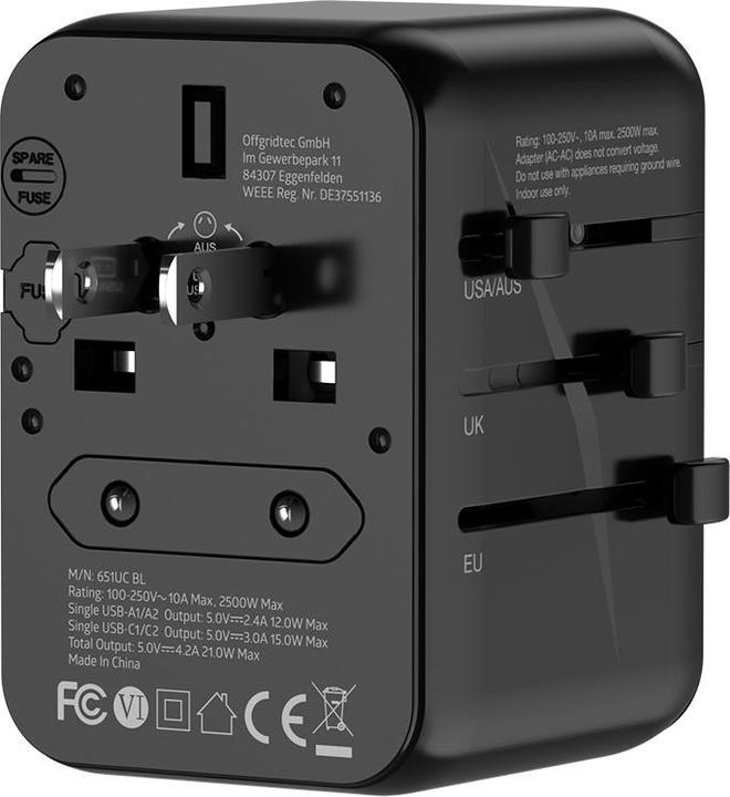 Produktbild Offgridtec Reiseadapter