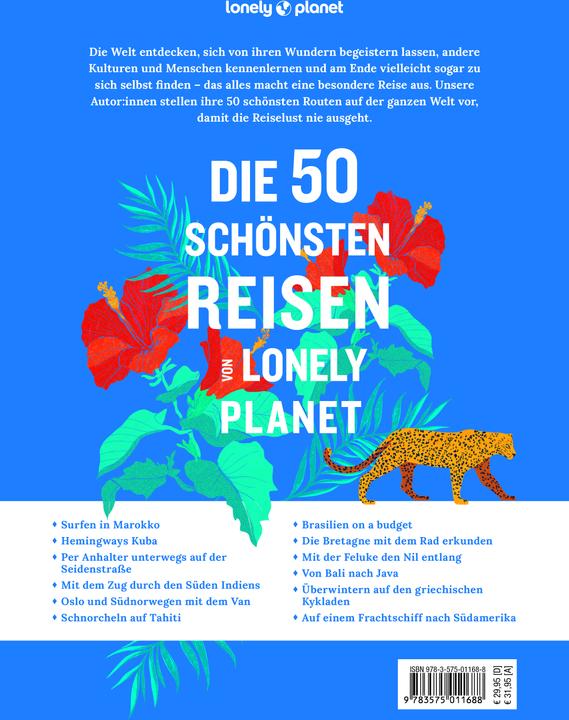 Actual product image Bildband Die 50 schönsten Reisen von (German, Lonely Planet Publisher, 2024)