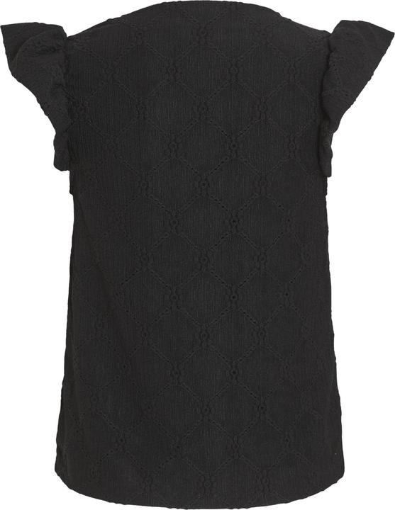 Actual product image Vila V-neck top with cropped sleeves (S)